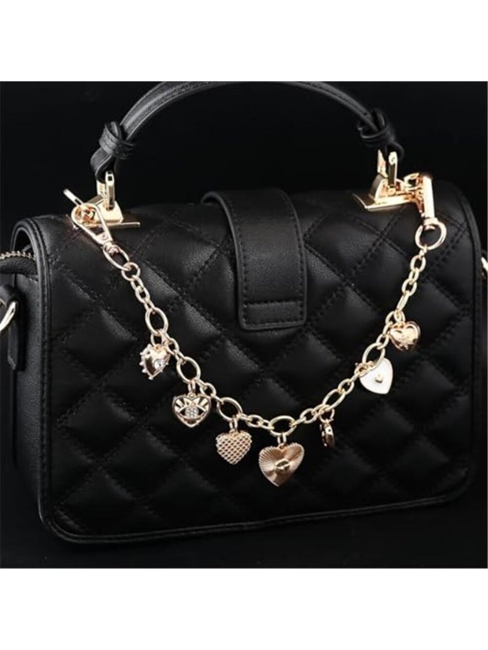 Bag Purse Charm Chain for Handbags - Gold Key Chain Accessories - Cute Keychain - Picture 3 of 7